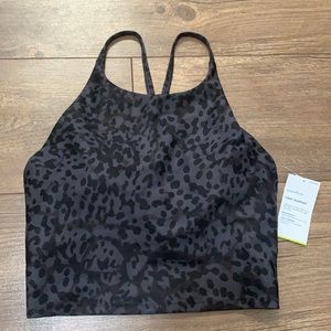 NWT Old Navy tank - black leopard. Size medium